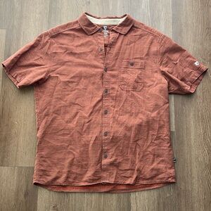 Men’s shirt from KUHL for sale. Lightly used and worn. Size large